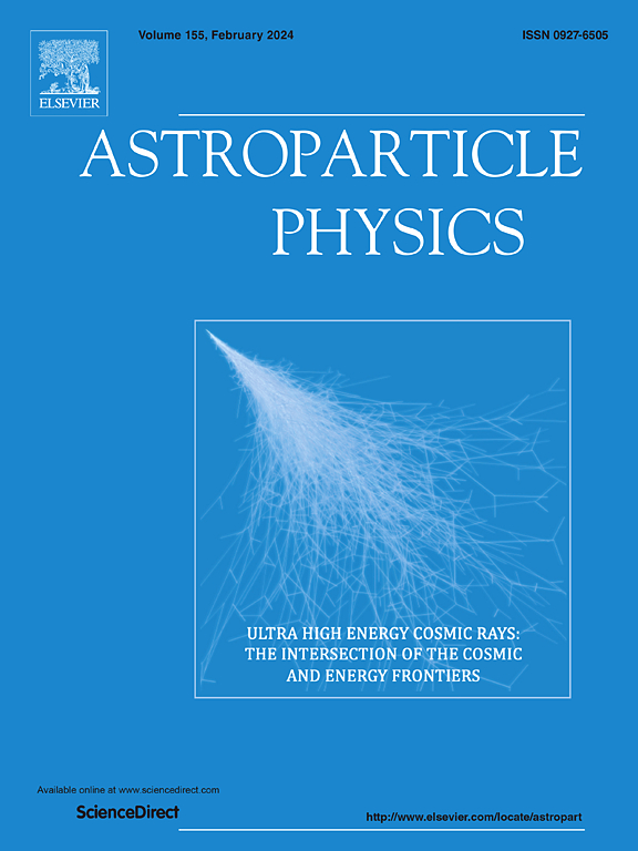 Go to journal home page - Astroparticle Physics